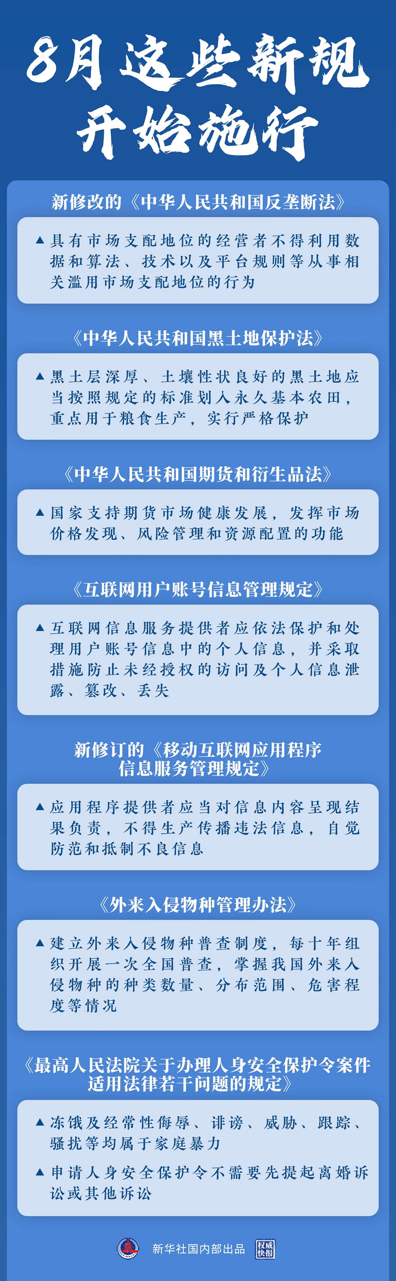 一批關系國計民生的重要新規(guī)8月起施行